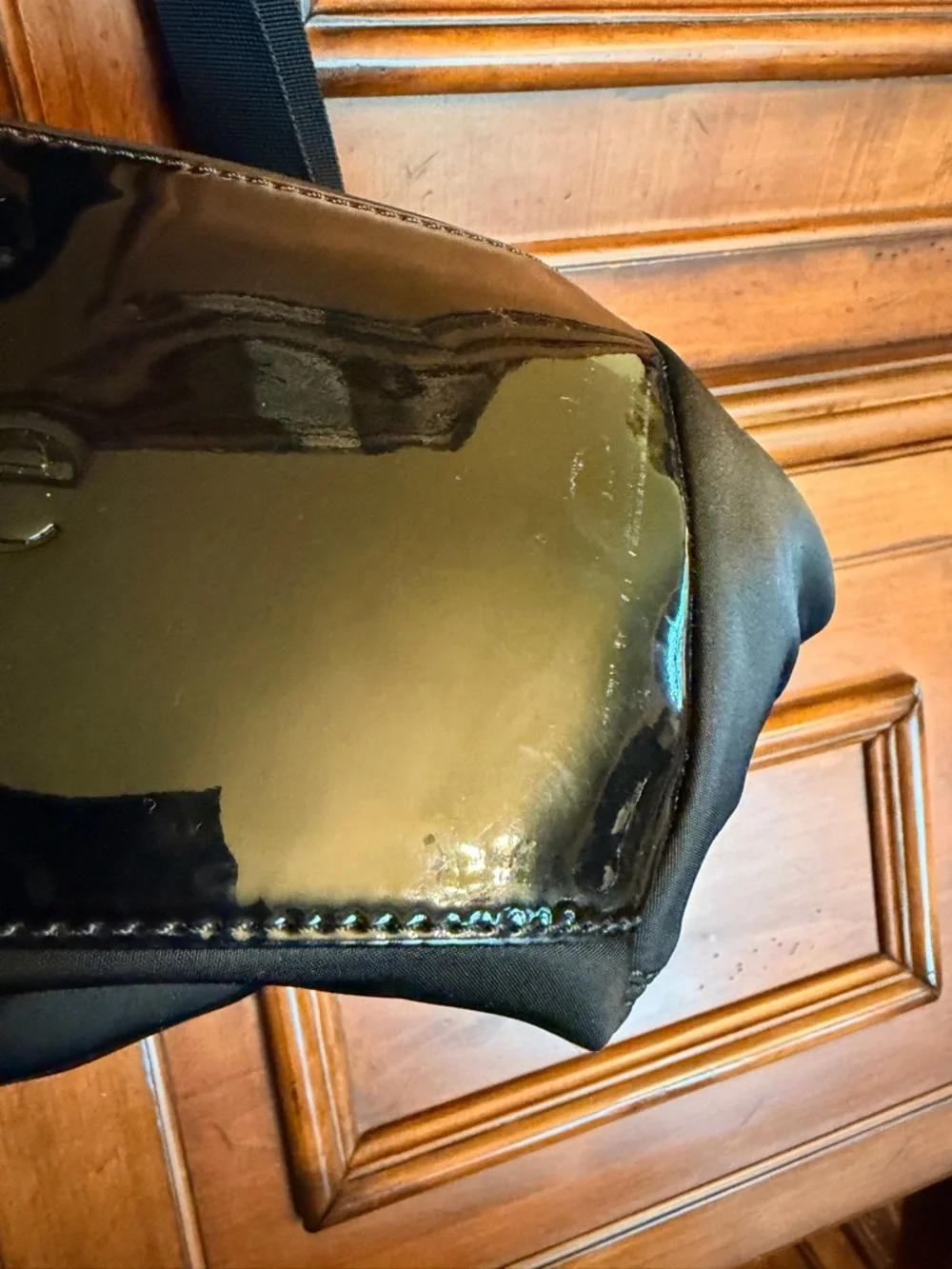 Kate Spade Black Nylon Diaper Bag & Changing Pad